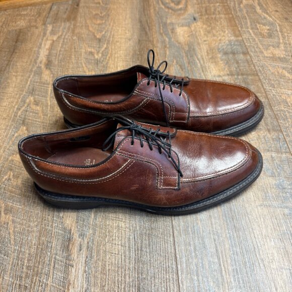 Men\'s Allen Edmonds Wilbert Split toe Brown Leather Dress Shoes Sz 10 1/2 D main image 7